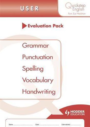 Cover image for Quickstep English User Stage Evaluation Pack