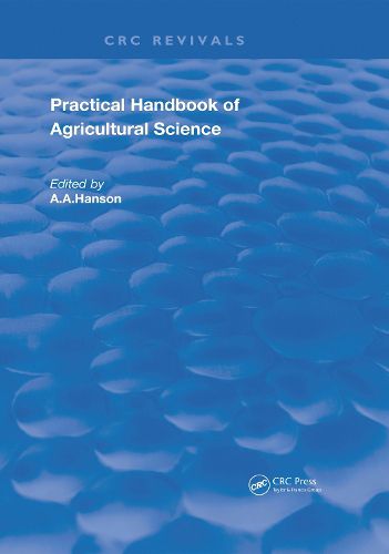 Cover image for Practical Handbook of Agricultural Science