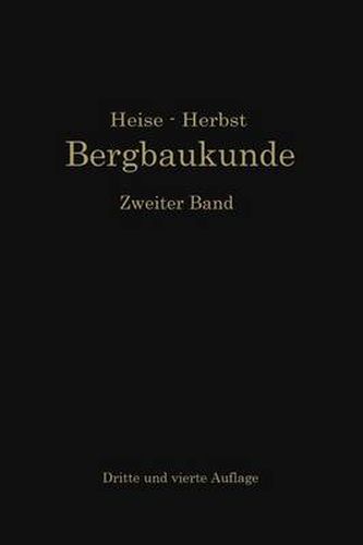 Lehrbuch Der Bergbaukunde