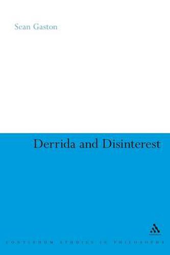 Derrida and Disinterest