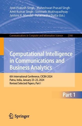 Cover image for Computational Intelligence in Communications and Business Analytics