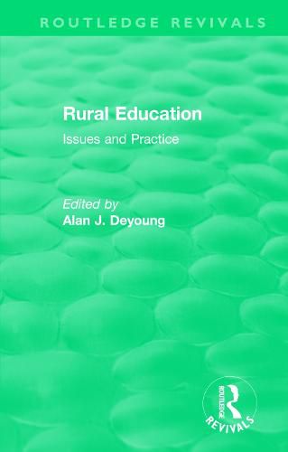 Cover image for Rural Education (1991): Issues and Practice