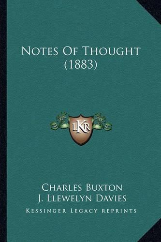 Notes of Thought (1883)