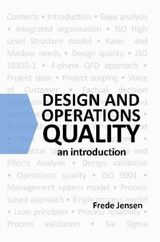 Cover image for Design and Operations Quality