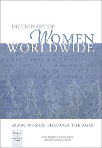 Cover image for Dictionary of Women Worldwide