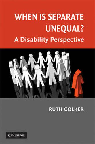 Cover image for When is Separate Unequal?: A Disability Perspective