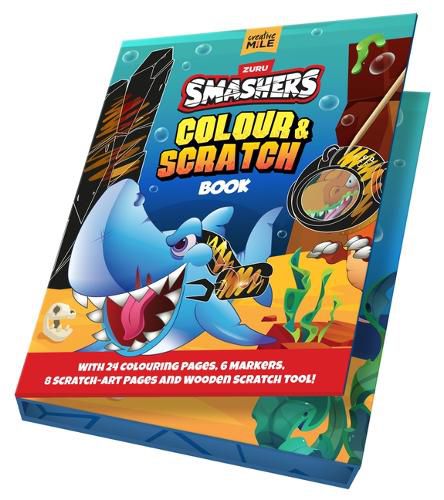 Cover image for Smashers Colour and Scratch Book