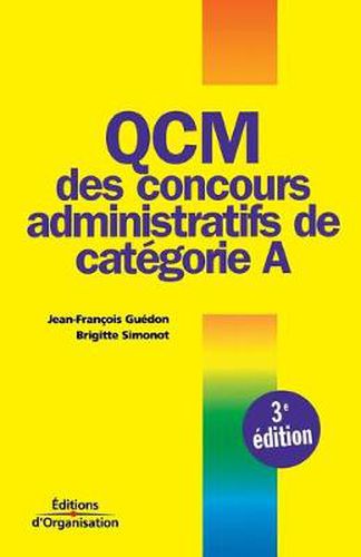 Cover image for QCM des concours administratifs de categorie A