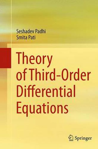 Cover image for Theory of Third-Order Differential Equations