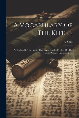 Cover image for A Vocabulary Of The Kiteke