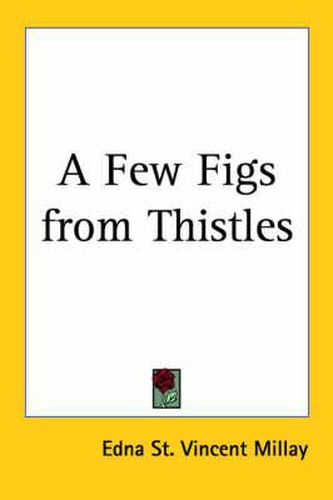 Cover image for A Few Figs from Thistles