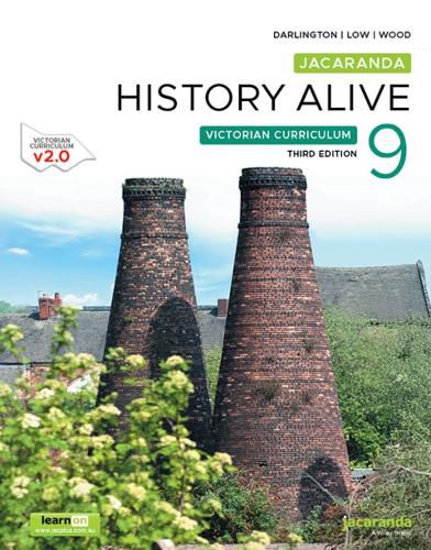 Cover image for Jacaranda History Alive 9 Victorian Curriculum, 3e learnON and Print