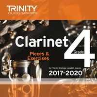 Cover image for Trinity College London: Clarinet Exam Pieces Grade 4 2017 - 2020 CD