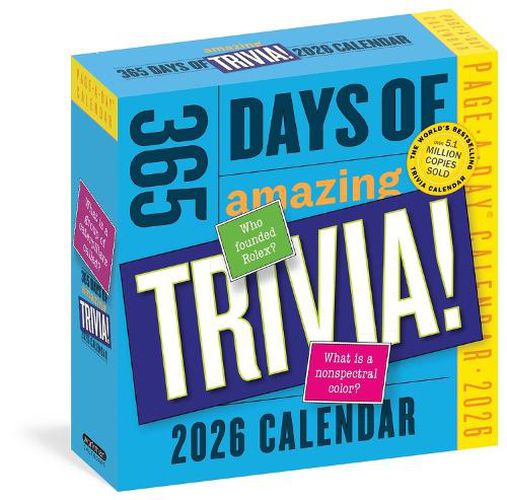 Cover image for 365 Days of Amazing Trivia Page-A-Day (R) Calendar 2026