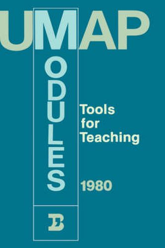 Cover image for UMAP Modules 1980: Tools for Teaching