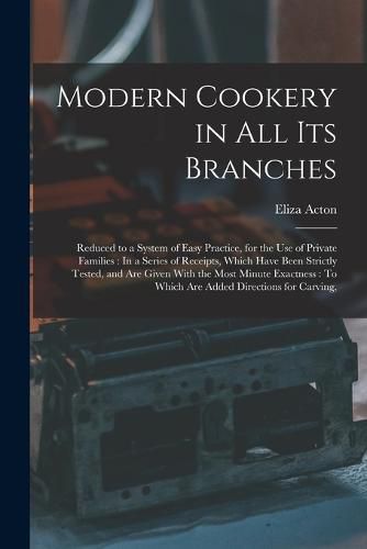 Cover image for Modern Cookery in All Its Branches