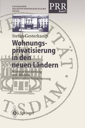 Cover image for Wohnungsprivatisierung in den Neuen Landern