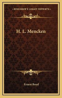 Cover image for H. L. Mencken