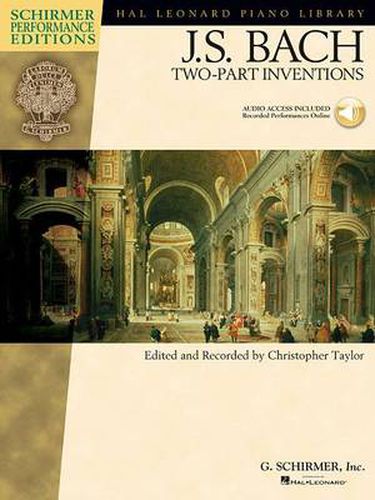 Cover image for J.S. Bach - Two-Part Inventions: Schirmer Performance Editions