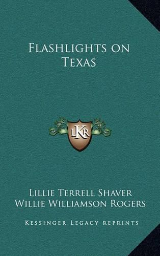 Cover image for Flashlights on Texas