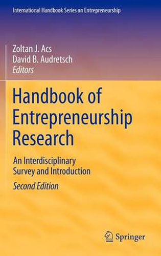 Cover image for Handbook of Entrepreneurship Research: An Interdisciplinary Survey and Introduction