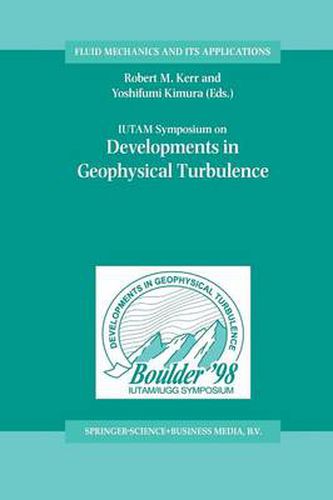 Cover image for IUTAM Symposium on Developments in Geophysical Turbulence