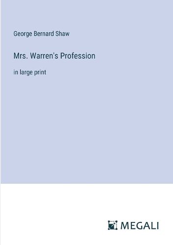 Cover image for Mrs. Warren's Profession