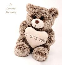 Cover image for In Loving Memory Funeral Guest Book, Celebration of Life, Wake, Loss, Memorial Service, Love, Condolence Book, Funeral Home, Missing You, Church, Thoughts and In Memory Guest Book, Teddy (Hardback)