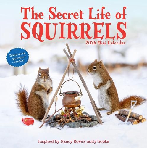 Cover image for Secret Life of Squirrels Mini Wall Calendar 2026