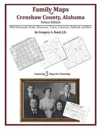 Cover image for Family Maps of Crenshaw County, Alabama, Deluxe Edition