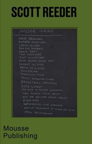 Cover image for Scott Reeder: Ideas (Cont.)
