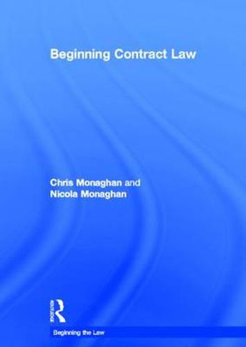 Cover image for Beginning Contract Law