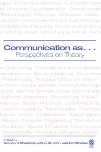 Cover image for Communication as ...: Perspectives on Theory