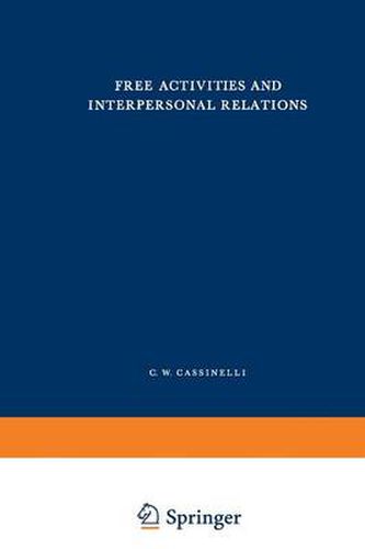 Cover image for Free Activities and Interpersonal Relations