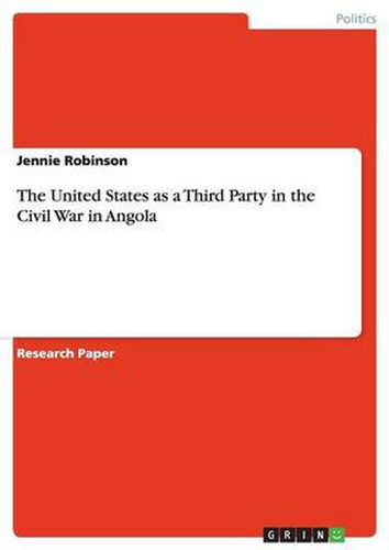 Cover image for The United States as a Third Party in the Civil War in Angola