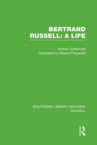 Cover image for Bertrand Russell: A Life