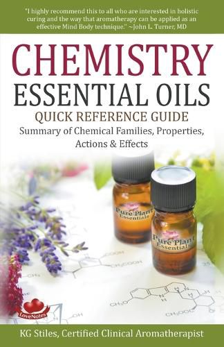 Cover image for Chemistry Essential Oils Quick Reference Guide Summary of Chemical Families, Properties, Actions & Effects
