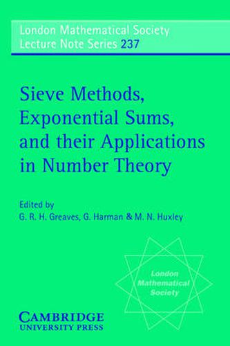 Cover image for Sieve Methods, Exponential Sums, and their Applications in Number Theory