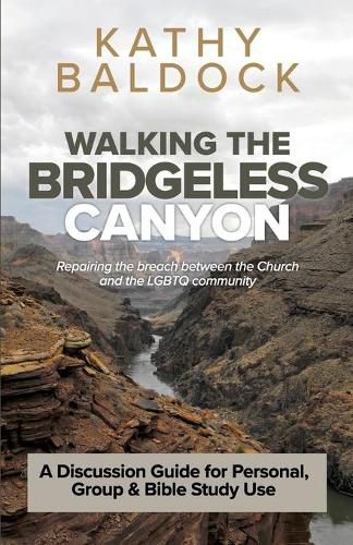 Cover image for Walking the Bridgeless Canyon: Repairing the breach between the Church and the LGBT community: A Discussion Guide for Personal, Group & Bible Study Use