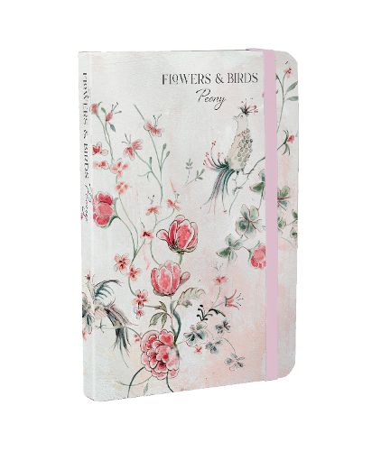 Flowers & Birds Peony A6 Notebook