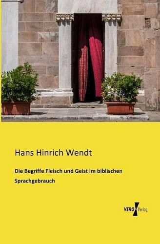 Cover image for Die Begriffe Fleisch und Geist im biblischen Sprachgebrauch