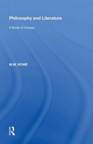 Cover image for Philosophy and Literature: A Book of Essays