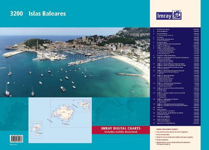 Cover image for Imray 3200 Islas Baleares Chart Pack 2023