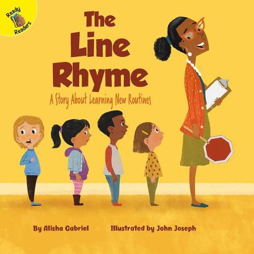 Cover image for The Line Rhyme: A Story about Learning New Routines