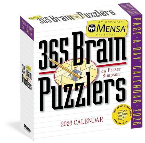 Cover image for Mensa 365 Brain Puzzlers Page-A-Day(r) Calendar 2026