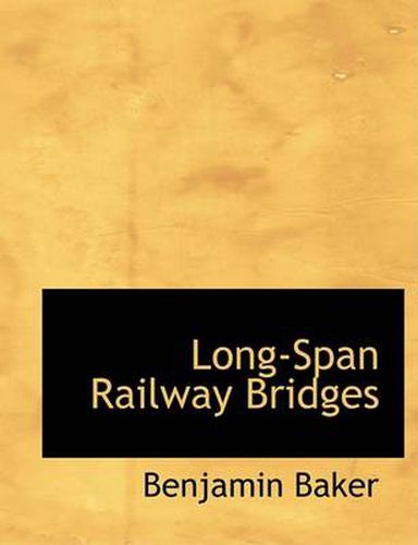 Cover image for Long-Span Railway Bridges