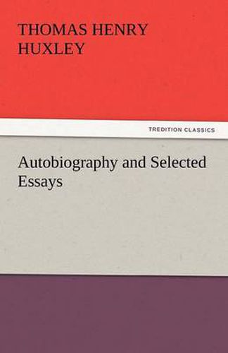 Cover image for Autobiography and Selected Essays