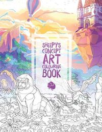 Cover image for MrSuicideSheep's Concept Art Colouring Book