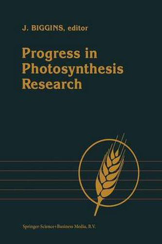 Cover image for Progress in Photosynthesis Research: Volume 3 Proceedings of the VIIth International Congress on Photosynthesis Providence, Rhode Island, USA, August 10-15, 1986