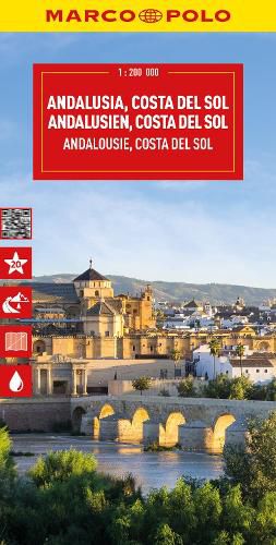 Cover image for Andalusia, Costa Del Sol, Seville, Cordoba, Granada Marco Polo Map